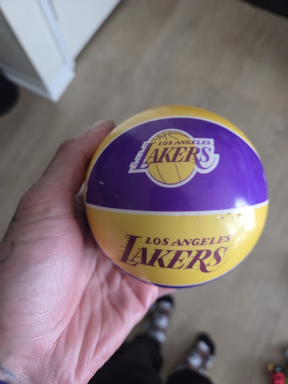 NBA Los Angeles Lakers Purple and Gold Mini Basketball Toy